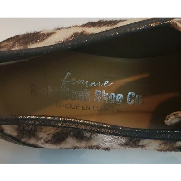Right Bank Shoe Co.Animal Print Leather Loafers Slip On Women’s shoes US 6 M - Picture 8 of 9